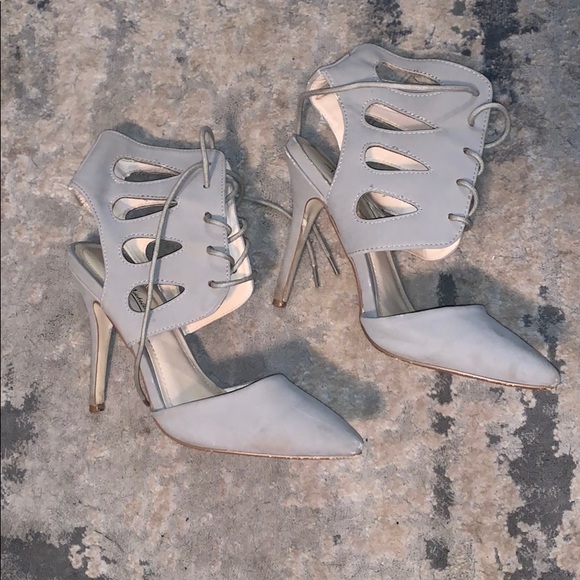 Nude Cutout Heel - Picture 2 of 5